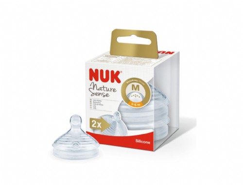 Nuk® Nature Sense Tetina Silicona T.M 0-6 Meses 2U